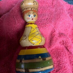 Wood hand painted souvenir